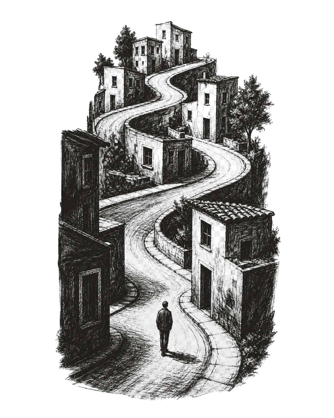 Ilustración de Esquinas I