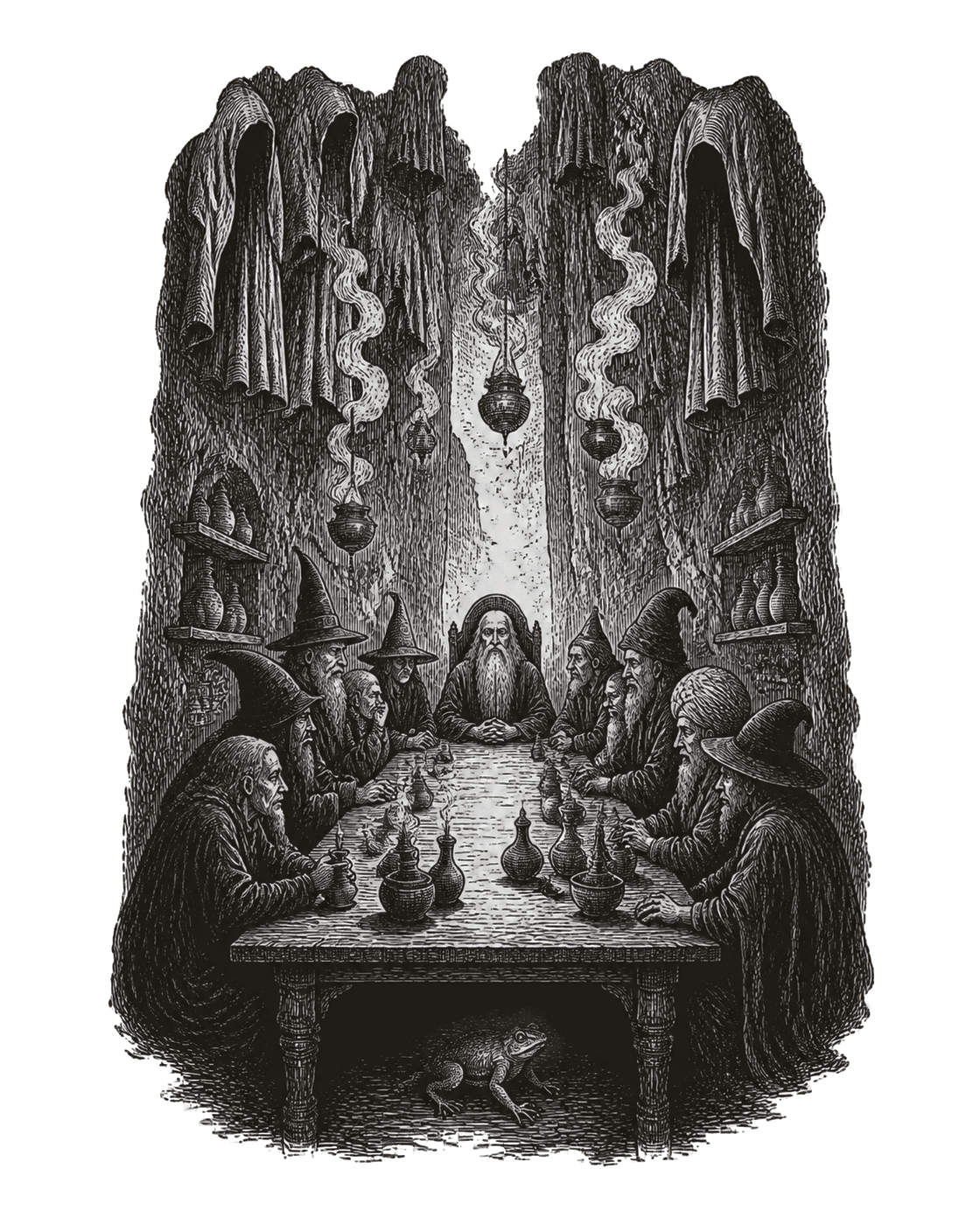 Ilustración de La habitación número setenta y ocho (De magos, hechiceros)
